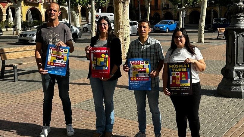 Presentació de les activitats d'estiu. Foto: Paeria Balaguer