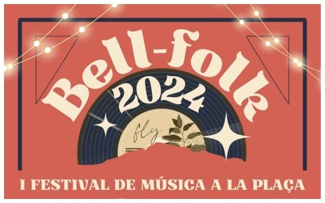 Cartell del festival Bell-Folk. Foto_ Ajuntament de Bell-lloc (2)