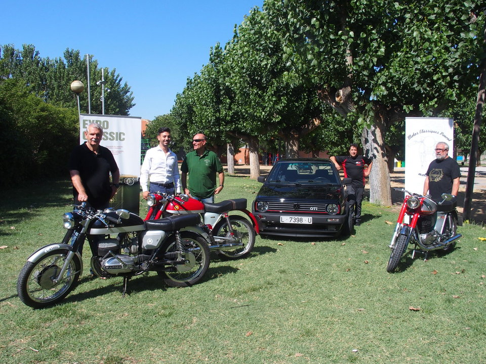 Moment de la presentació, aquest matí, dels monogràfics de la pròxima edició de la fira Expoclàssic de Mollerussa. Foto Fira de Mollerussa