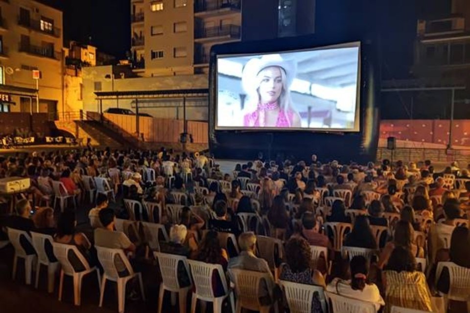 Projecció de 'Barbie' a Tàrrega. Foto: Ajuntament de Tàrrega