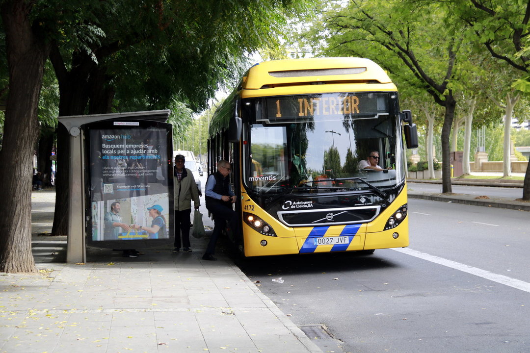 Imatge d'un autobús de Lleida. Foto: ACN