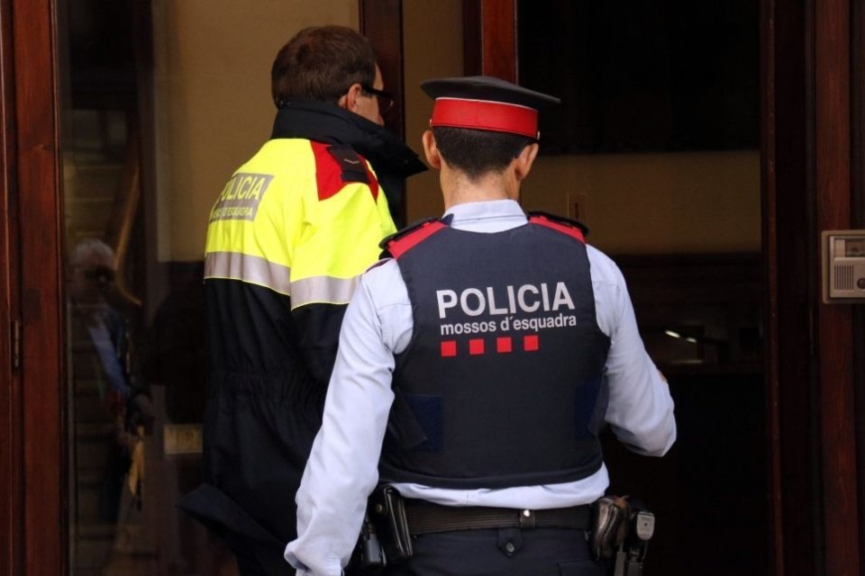 Els Mossos a la Diputació, l'octubre del 2018. Foto: ACN