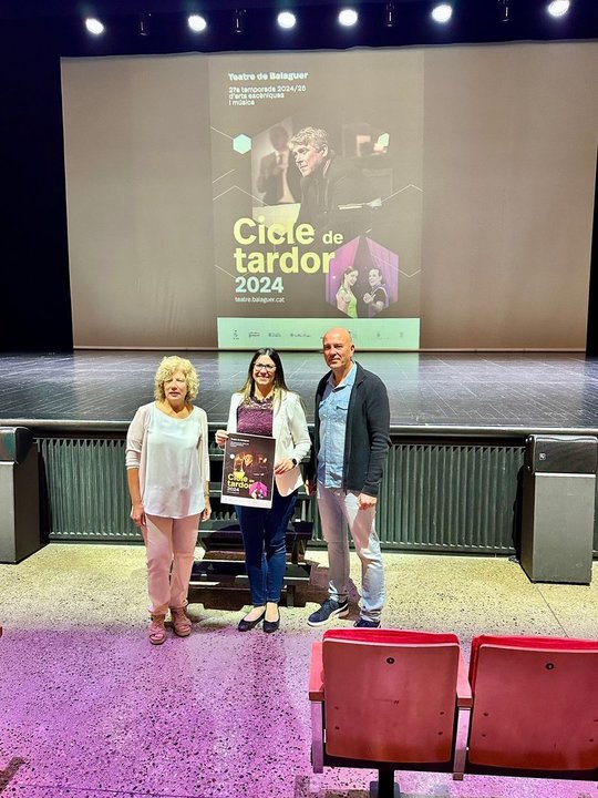 Presentació del Cicle de Tardor al Teatre Municipal de Balaguer. Foto: Paeria de Balaguer