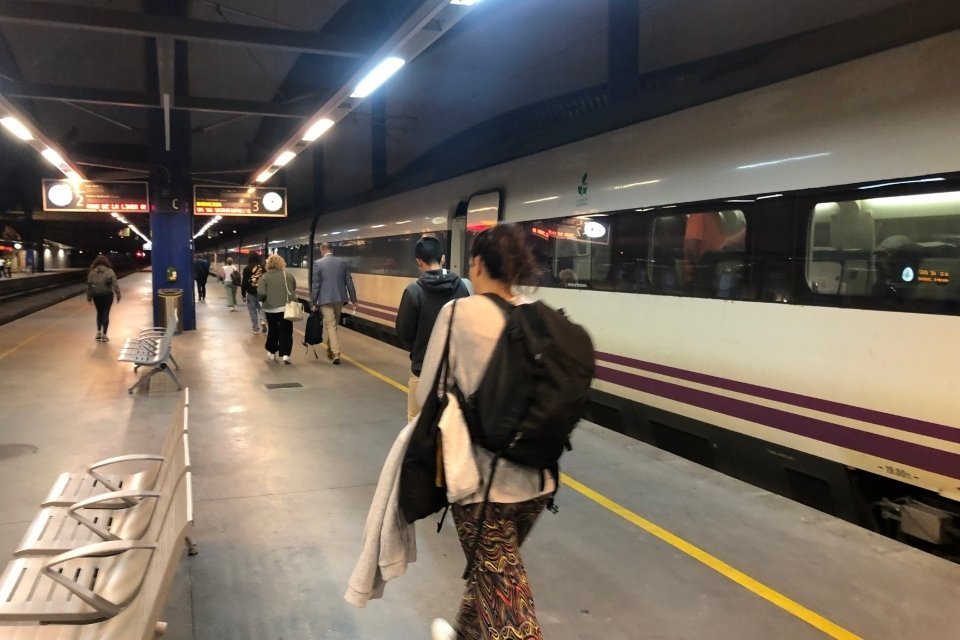 Imatge de l'AVANT Lleida-Barcelona. Foto: Cedida per