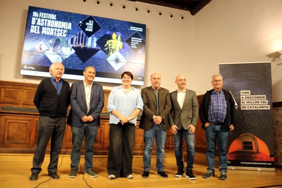 Presentació del Festival d'Astronomia del Montsec. Foto: ACN