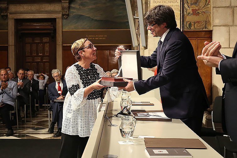 Creu de Sant Jordi atorgat a la Fundació Espai Guinovart ©Imatge d'arxiu