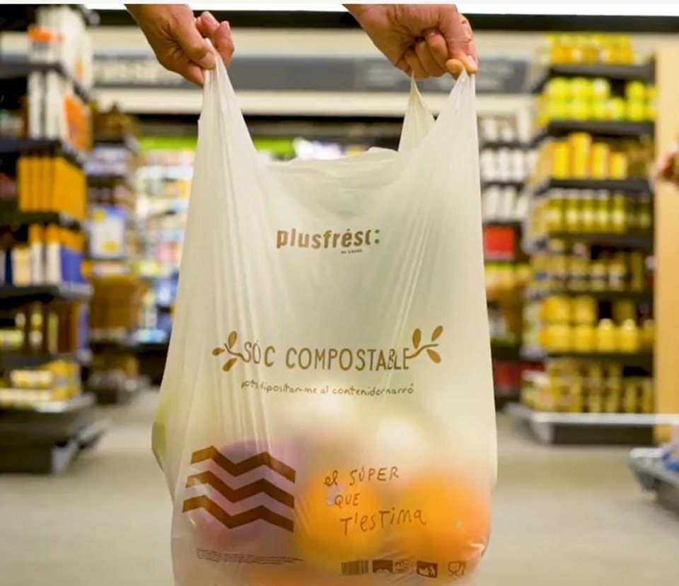 Bossa de material biodegradable ©Plusfresc