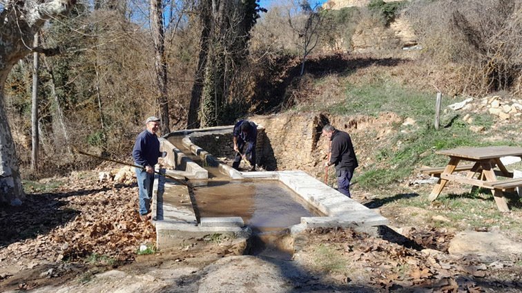 L’antic safareig del Pont del Rossell d'Àger ©AjÀger