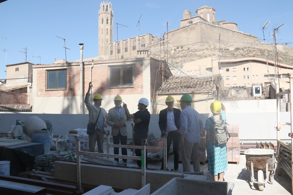 La planta superior del nou Museu Morera, amb la Seu Vella al fons - Foto: Ignasi Gómez