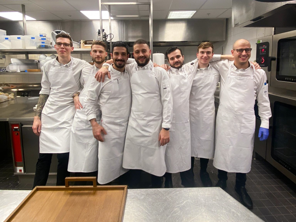 L’equip del restaurant Savage d'Oslo - Foto: cedida per Genís Costa