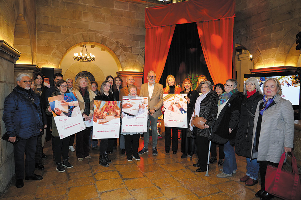 Presentació de la Campanya Per Nadal, el regal és Lleida _ Foto Mario Gascón