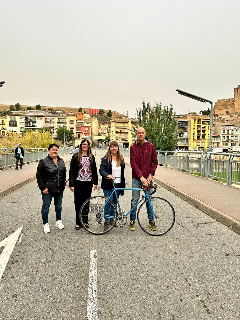 Imatge de la presentació de la Rebicicle. Foto: Ajuntament de Balaguer